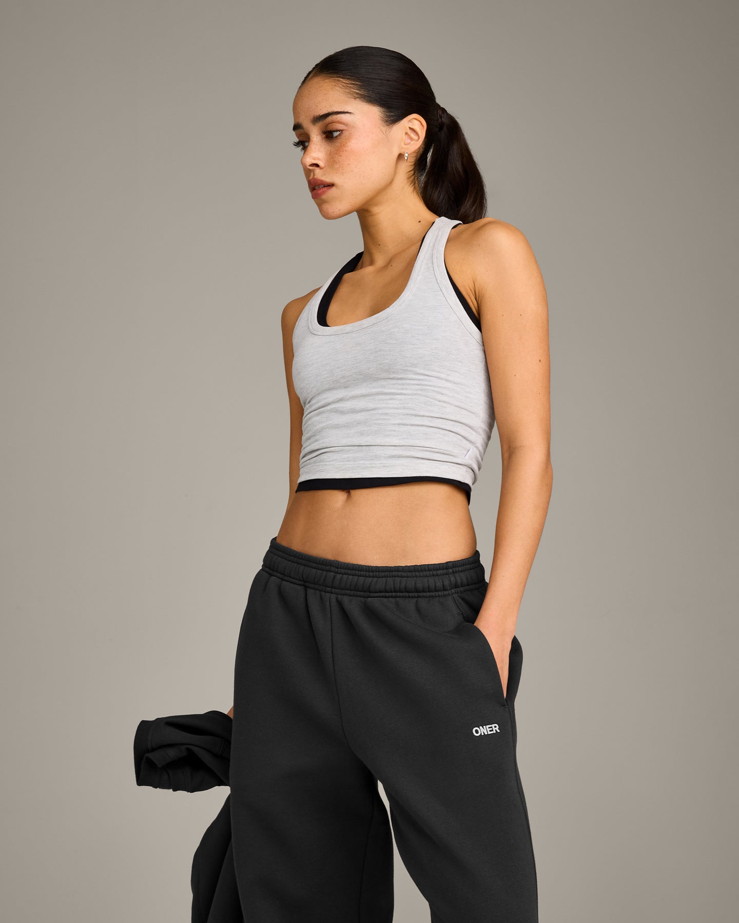 Foundations Cosy Straight Leg Joggers | Soft Black