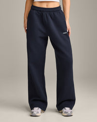 Foundations Cosy Straight Leg Joggers | True Blue