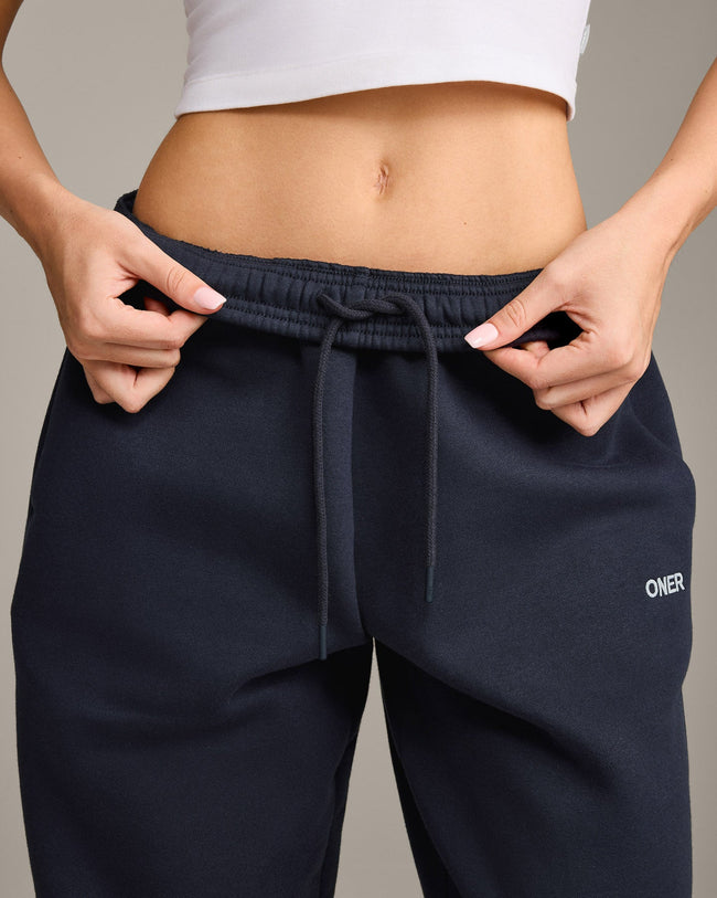 Foundations Cosy Straight Leg Joggers | True Blue