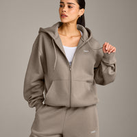 Foundations Cosy Zip Through Hoodie | Minky