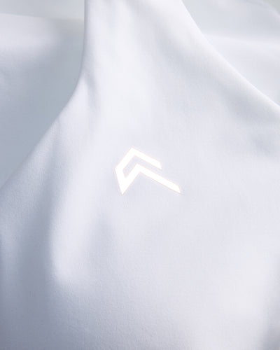 UnifiedMove™ Micro Bralette with Reflective Logo | White