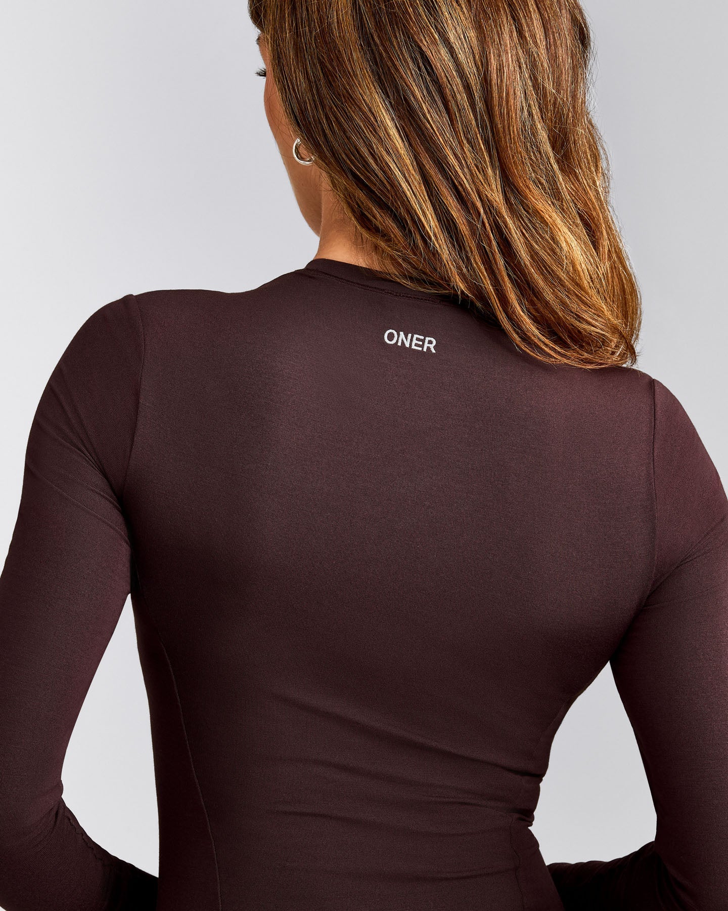 Mellow™ Motion Crew Neck Long Sleeve Top | Plum Brown