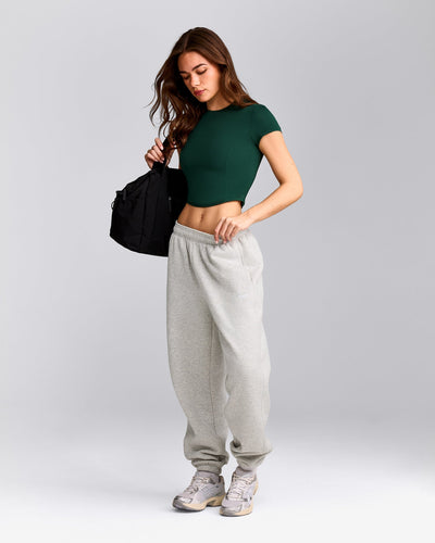Mellow™ Motion Crew Neck Mid Top | Racing Green