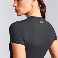 Mellow™ Motion Crew Neck Top | Coal