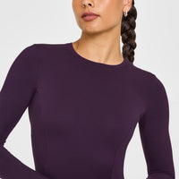 Mellow™ Soft Long Sleeve Top | Blackberry Purple