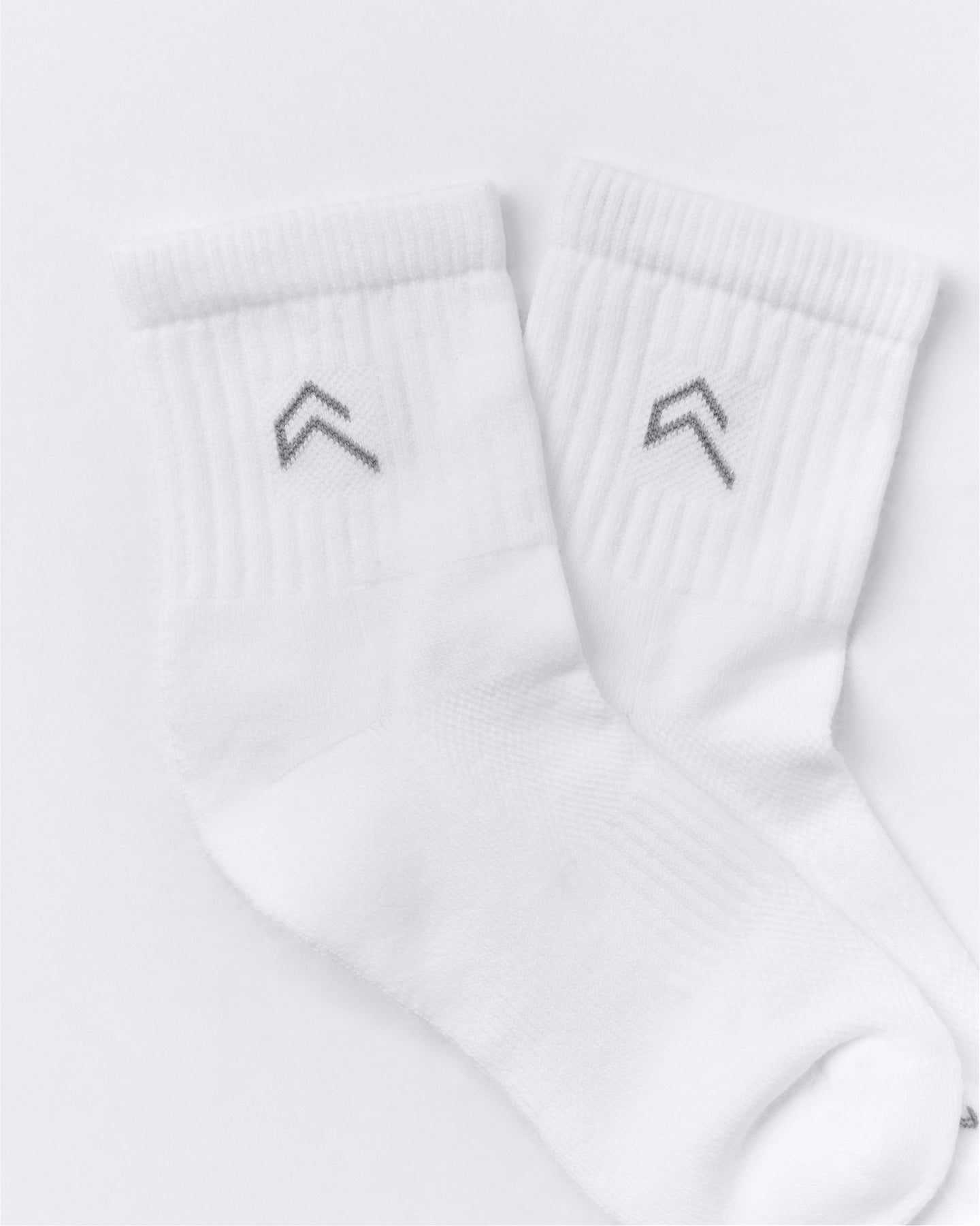 Mid Crew Socks 3 Pack | White