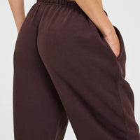 Mid Weight Relaxed Joggers | Plum Brown