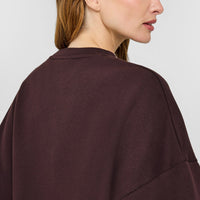 Mid Weight Sweatshirt | Plum Brown