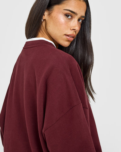 Mid Weight Sweatshirt | Rosewood