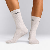 Oner Long Crew Socks 1 Pack | Gray Marl