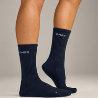 Oner Long Crew Socks 1 Pack | True Blue
