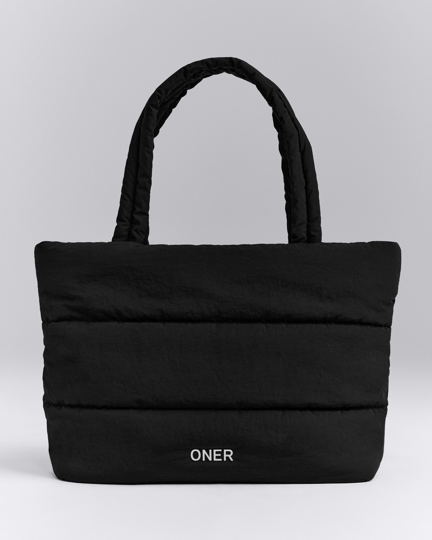 Quilted Tote Bag New Branding | Black