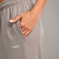 Raw Cut Lounge Wide Leg Joggers | Washed Minky