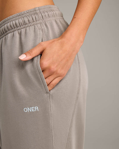 Raw Cut Lounge Wide Leg Joggers | Washed Minky