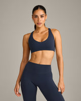SoftMotion™ Bralette with Grey Logo | True Blue