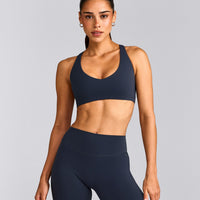 SoftMotion™ Bralette with Gray Logo | True Blue