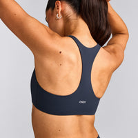 SoftMotion™ Bralette with Gray Logo | True Blue