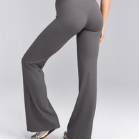 SoftMotion™ Flared Bottoms with Grey Logo | Ash Grey