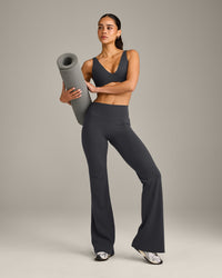 SoftMotion™ Flared Bottoms with Grey Logo | Coal