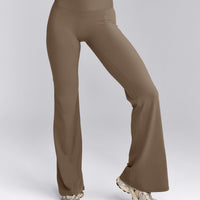 SoftMotion™ Flared Bottoms with Grey Logo | Moss Brown