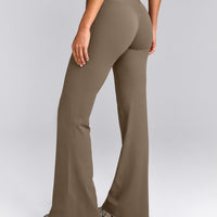 SoftMotion™ Flared Bottoms with Grey Logo | Moss Brown