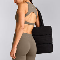 SoftMotion™ Flared Bottoms with Grey Logo | Moss Brown