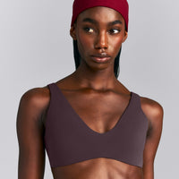 SoftMotion™ Headband with Gray Logo | Ruby Red