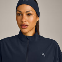 SoftMotion™ Headband with Grey Logo | True Blue