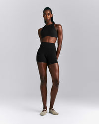 SoftMotion™ High Neck Sports Bra New Branding | Black