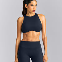 SoftMotion™ High Neck Sports Bra New Branding | True Blue