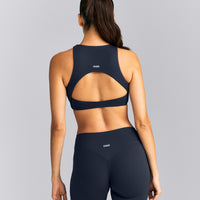 SoftMotion™ High Neck Sports Bra New Branding | True Blue