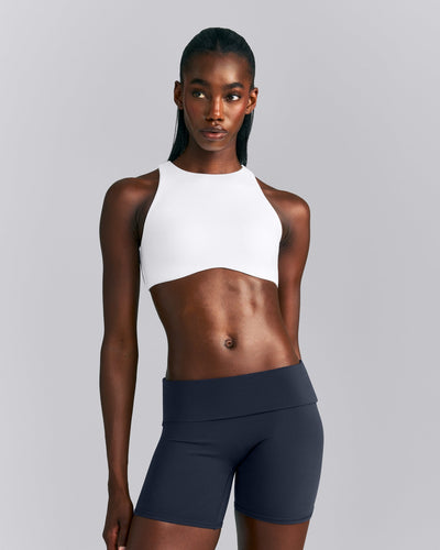 SoftMotion™ High Neck Sports Bra New Branding | White
