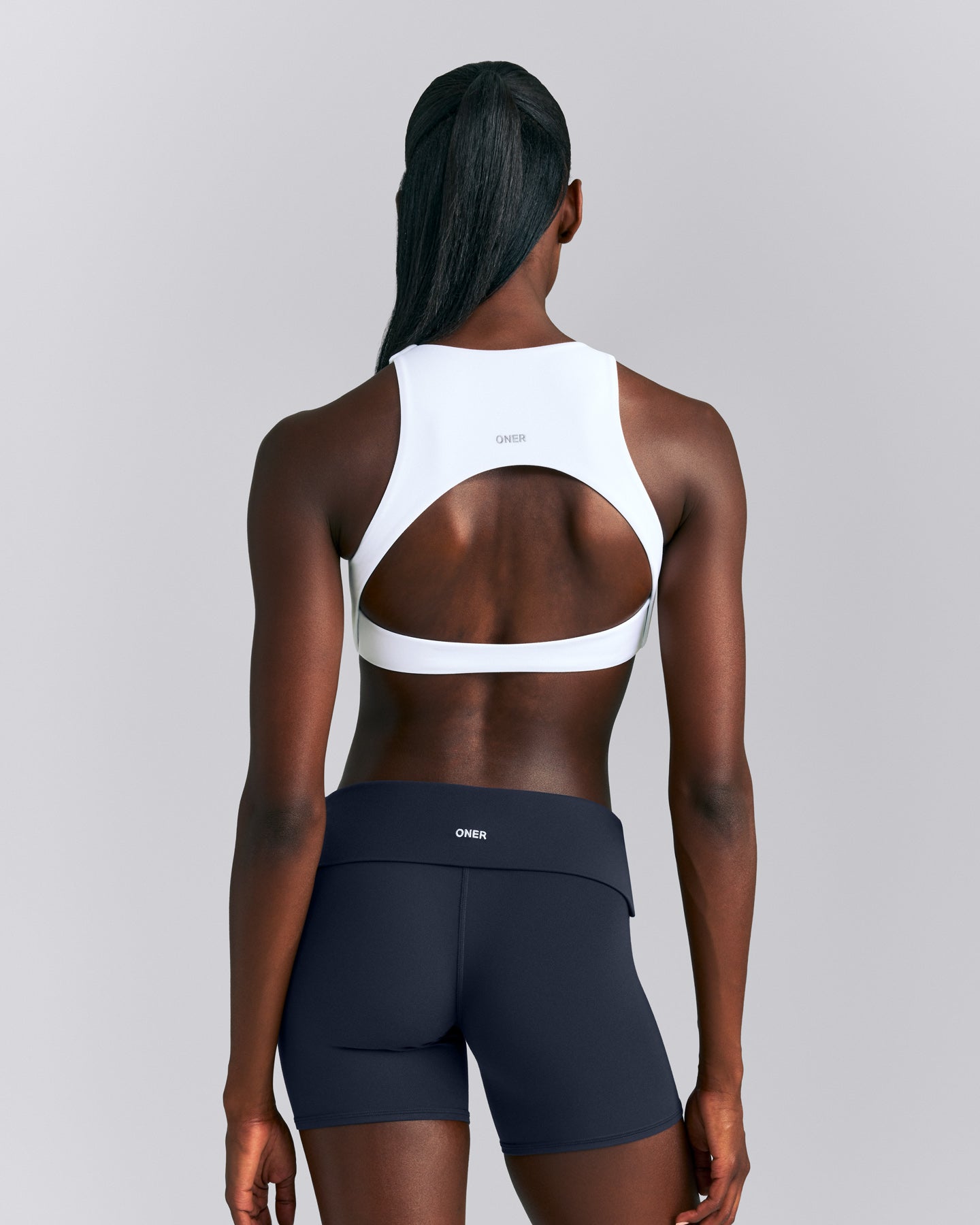 SoftMotion™ High Neck Sports Bra New Branding | White