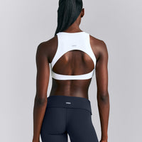 SoftMotion™ High Neck Sports Bra New Branding | White