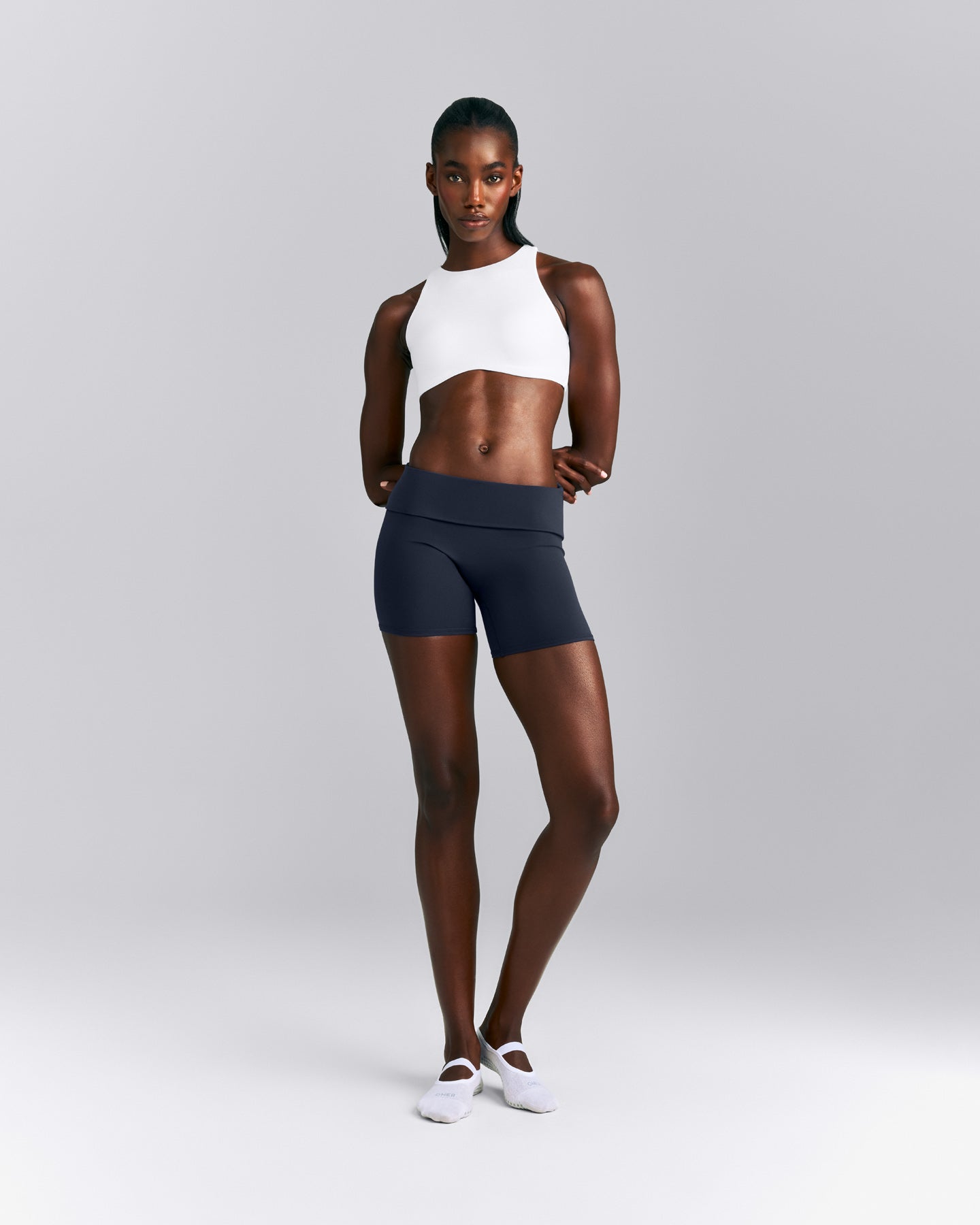 SoftMotion™ High Neck Sports Bra New Branding | White