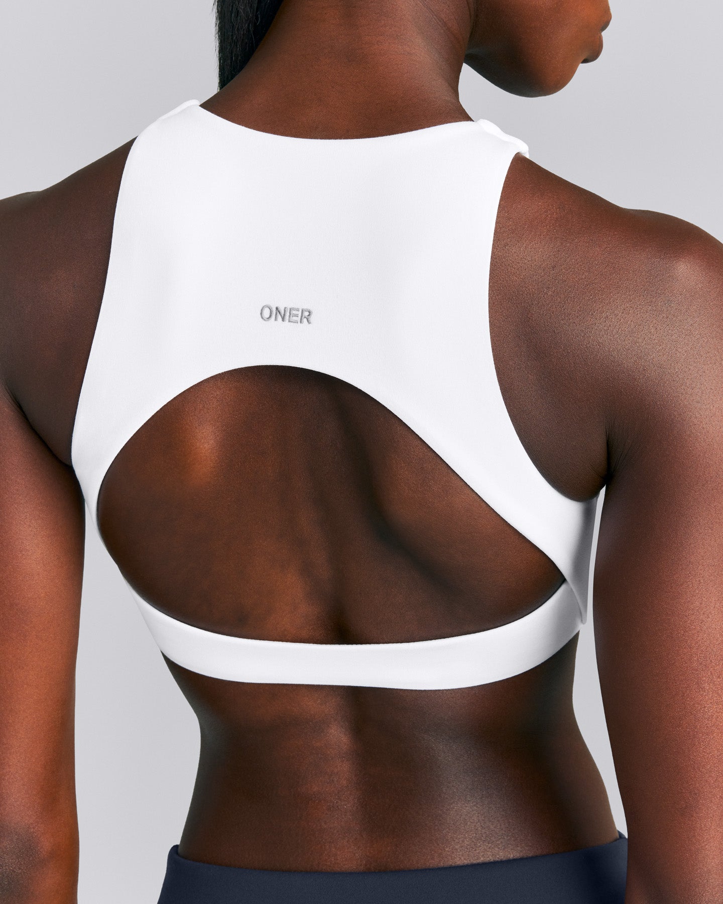 SoftMotion™ High Neck Sports Bra New Branding | White