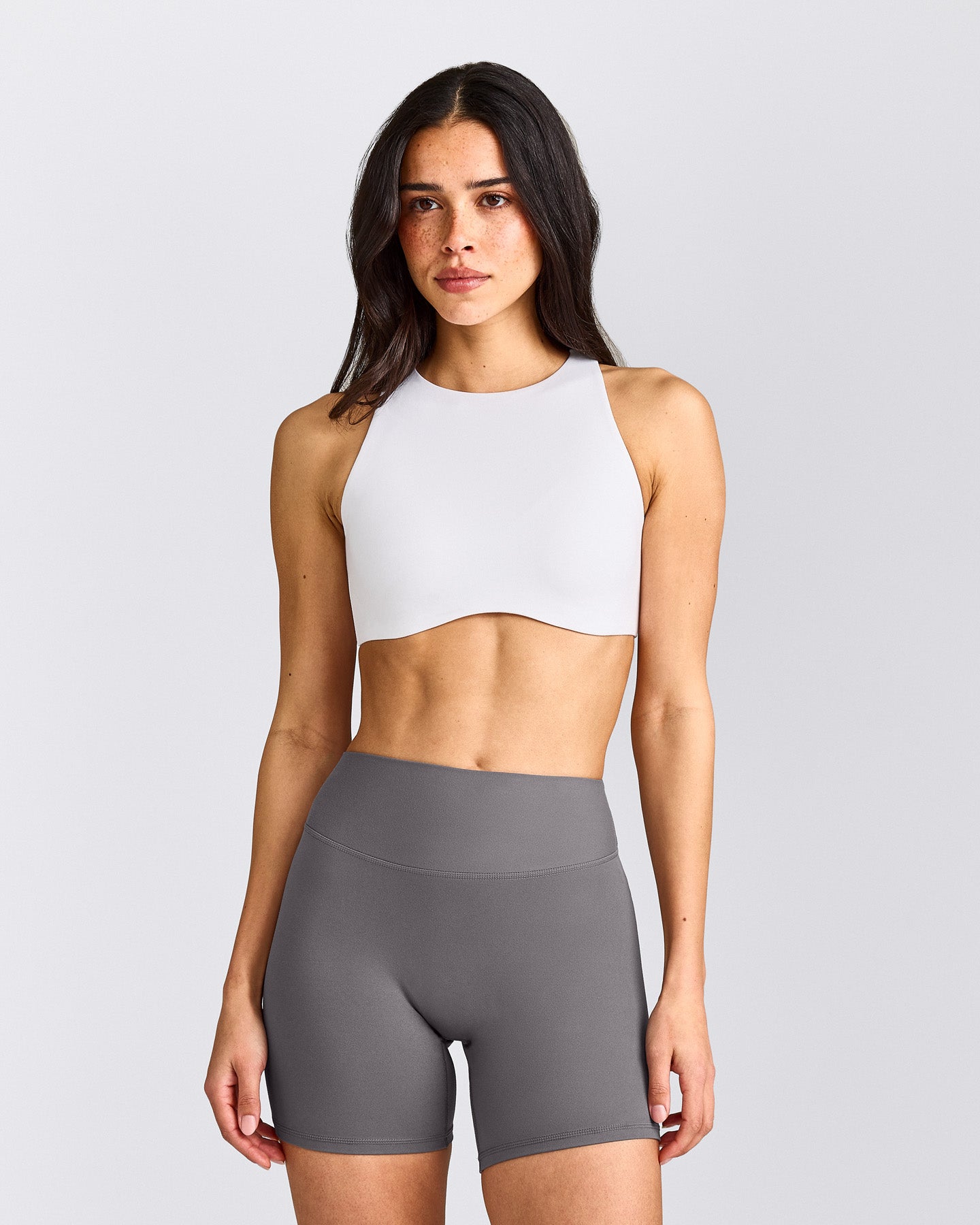 SoftMotion™ High Neck Sports Bra | White