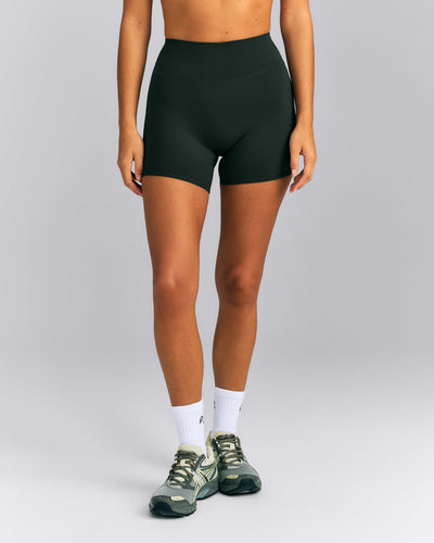SoftMotion™ High Waisted Shorts 6" | Emerald Noir