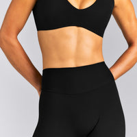 SoftMotion™ High Waisted Capri Leggings New Branding | Black
