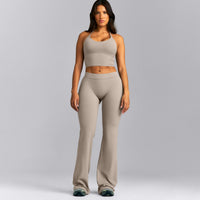 SoftMotion™ Flared Pants New Branding | Warm Sand
