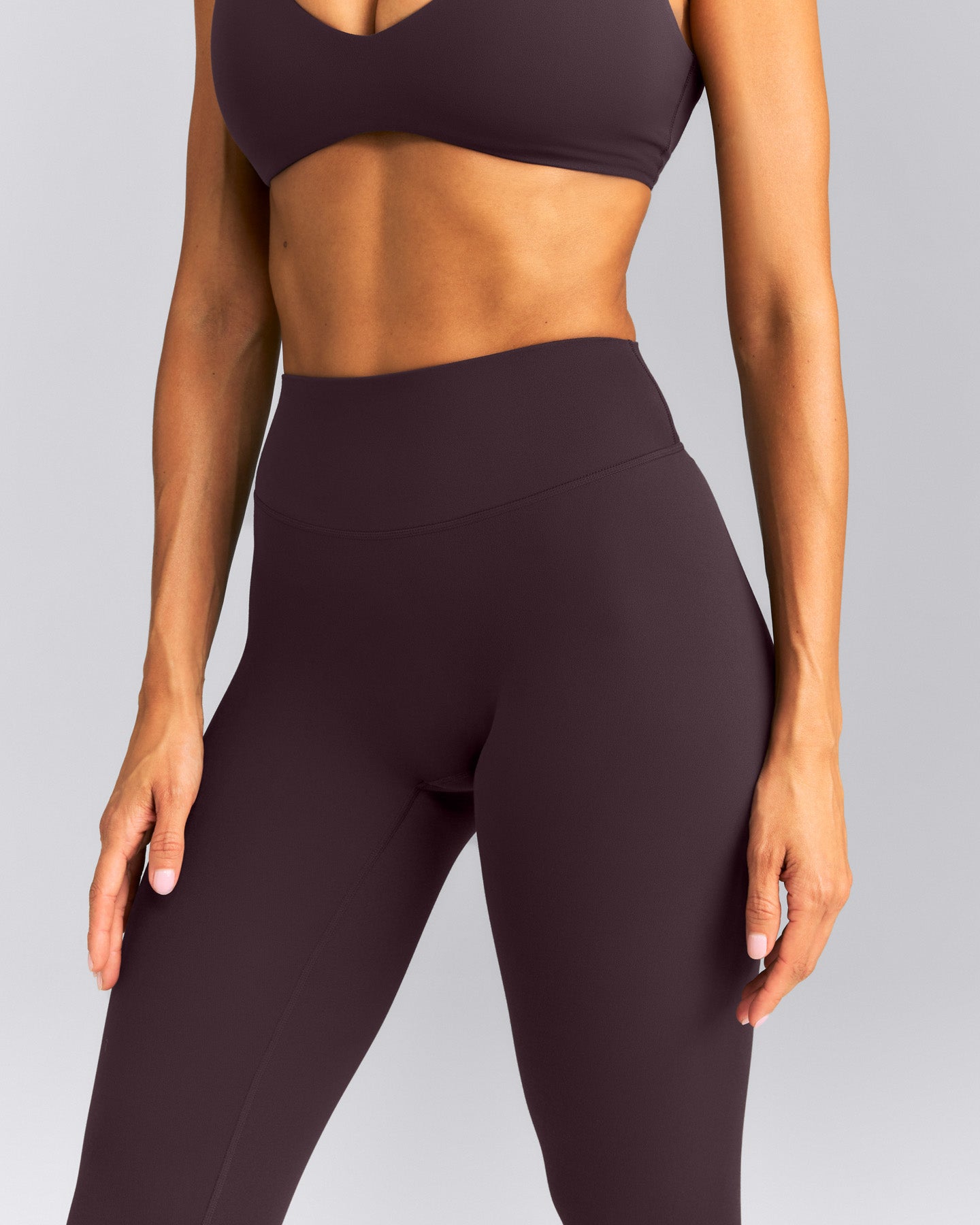 SoftMotion™ High Waisted Leggings New Branding | Dark Umber Brown