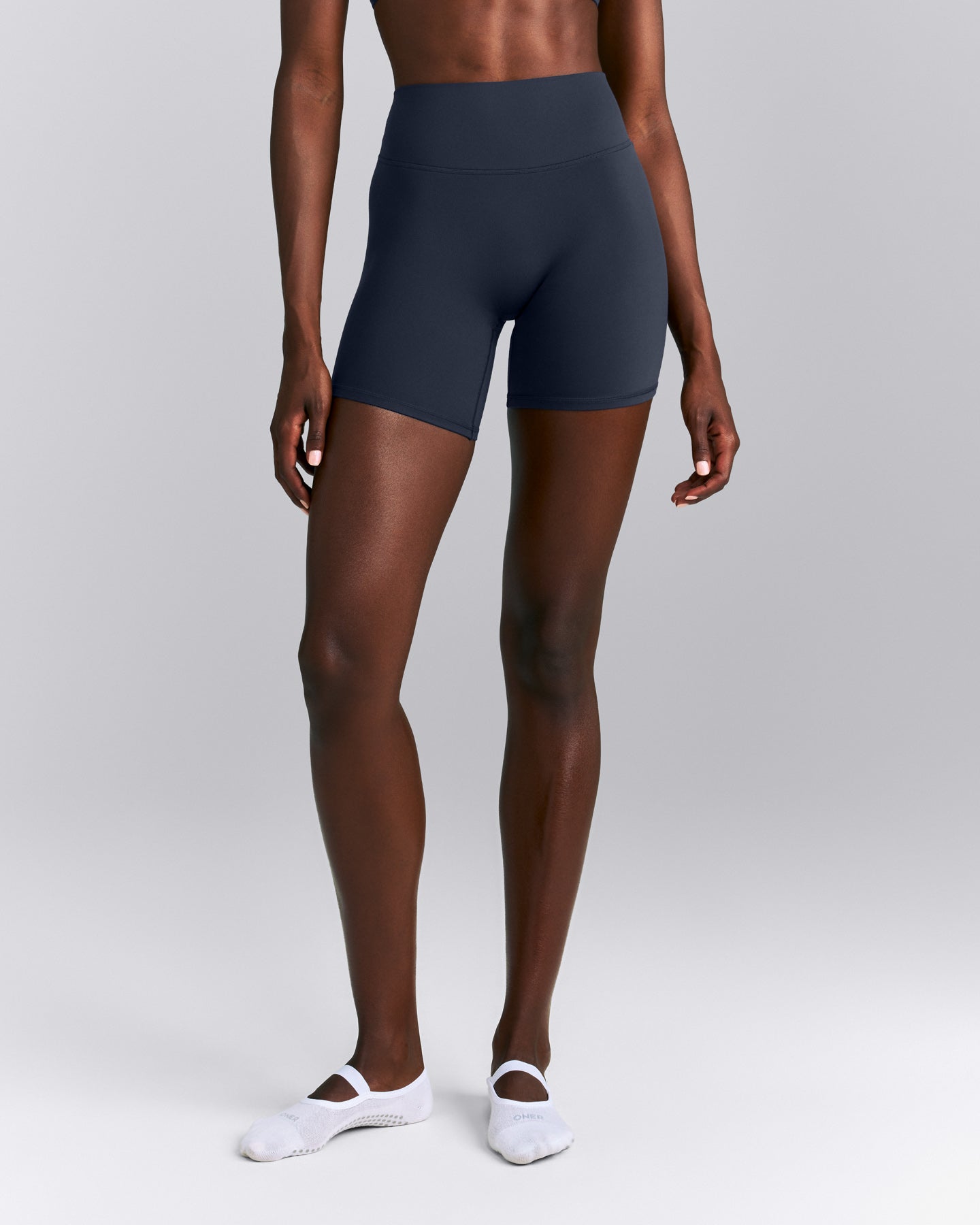 SoftMotion™ High Waisted Shorts 6" New Branding | True Blue