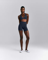 SoftMotion™ High Waisted Shorts 6" New Branding | True Blue