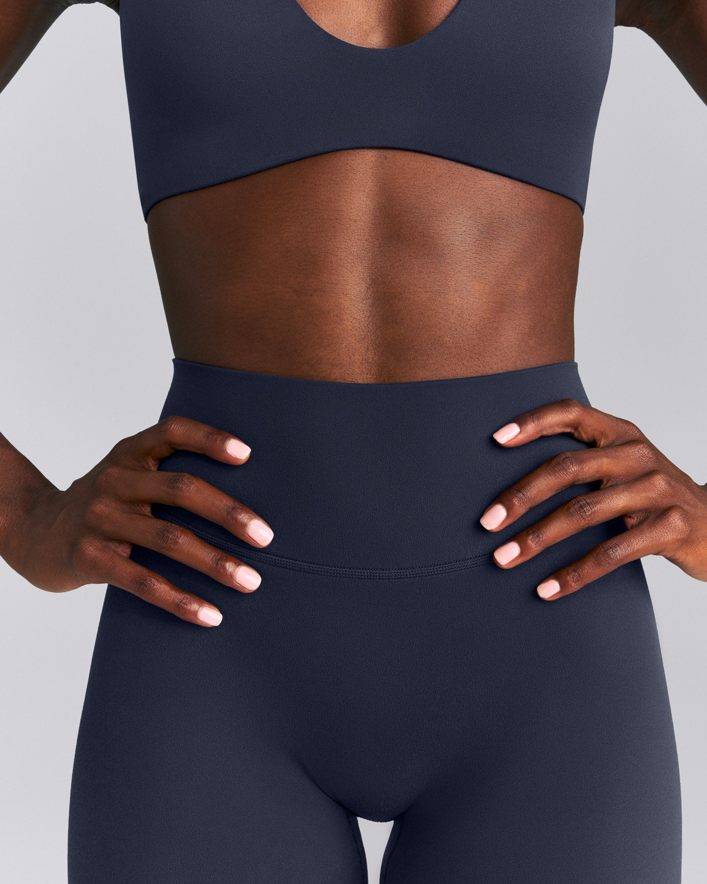 SoftMotion™ High Waisted Shorts 6" New Branding | True Blue