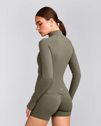 SoftMotion™ Jacket with Grey Logo | Alpine Green
