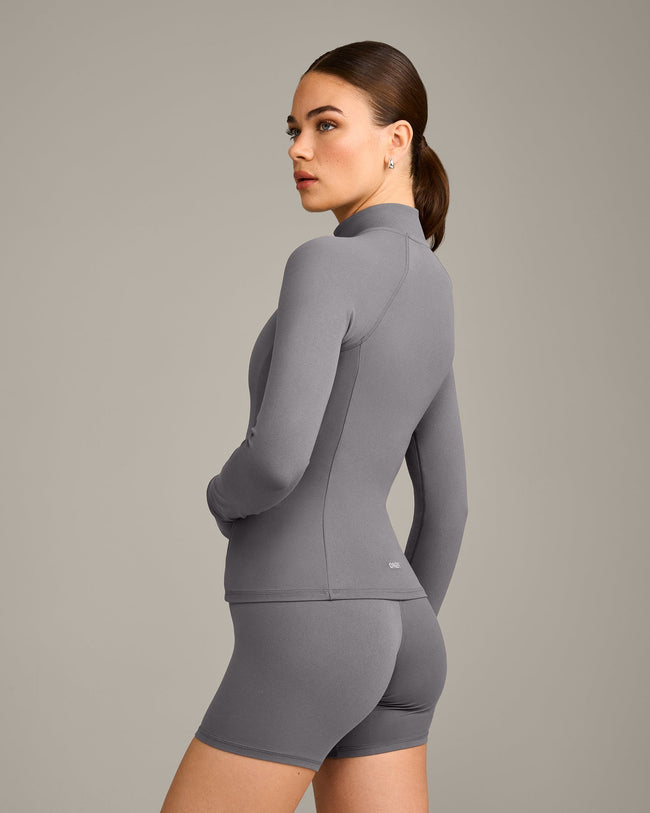 SoftMotion™ Jacket with Grey Logo | Ash Grey