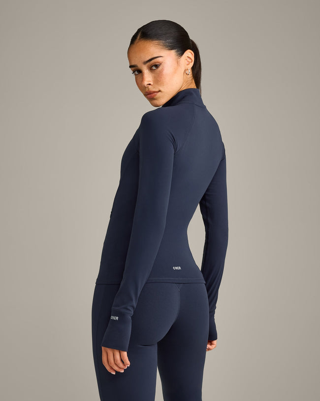 SoftMotion™ Jacket with Grey Logo | True Blue