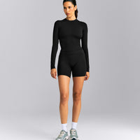 SoftMotion™ Long Sleeve Mid Top New Branding | Black