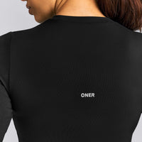 SoftMotion™ Long Sleeve Mid Top New Branding | Black