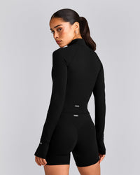 SoftMotion™ Mid Jacket with Grey Logo | Black